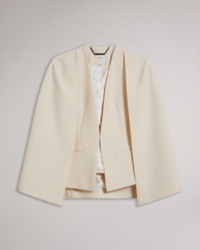 Manteau Ted Baker Structurede With Blanche Femme | VYH-27187757